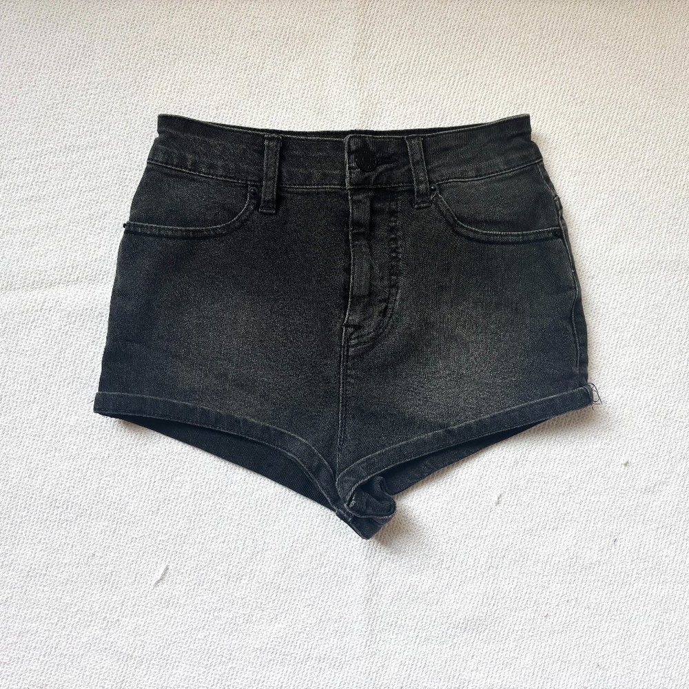 BDG Super High Rise Short Short in Black 24W